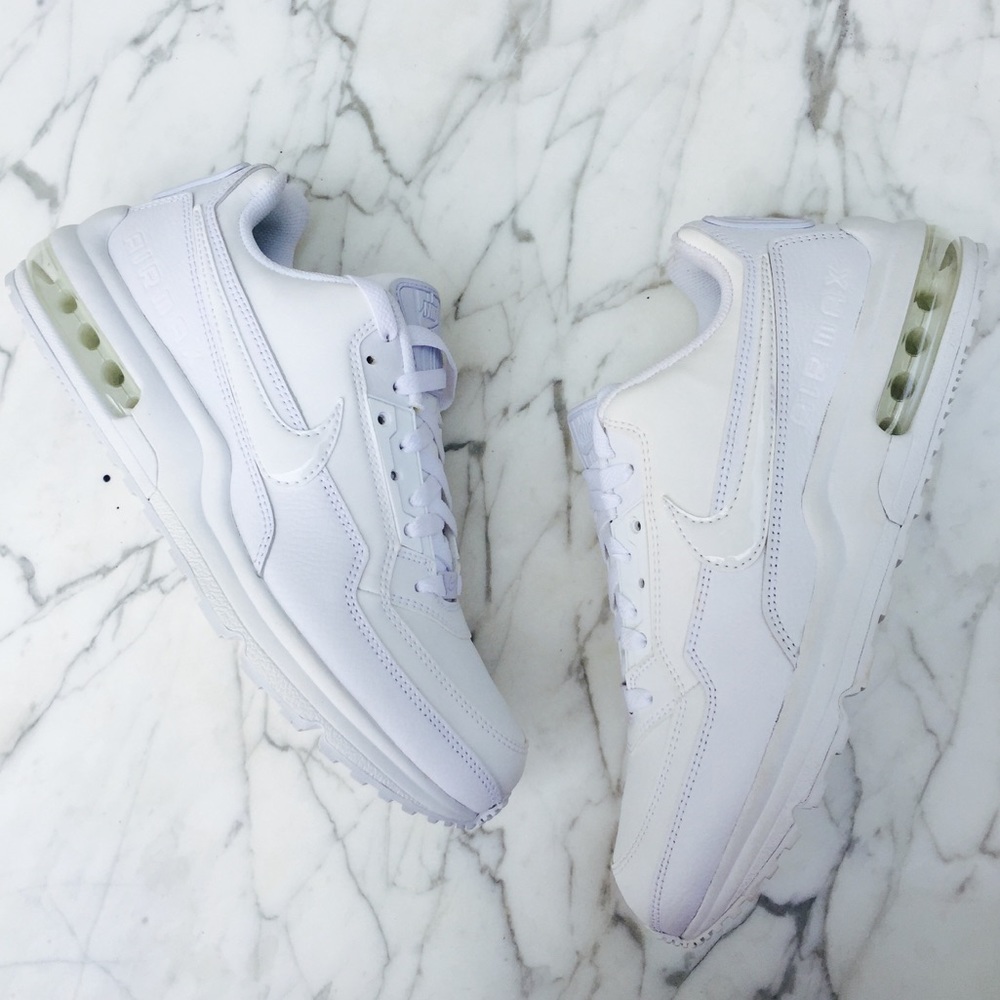 Nike Air Max ltd men's triple white sneakers - Picture 2 of 5